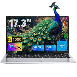 17.3 Inch Laptop Computer, Quad Core-12th Alder Lake N97(Up to 3.6GHz), 16GB RAM - Picture 1 of 9