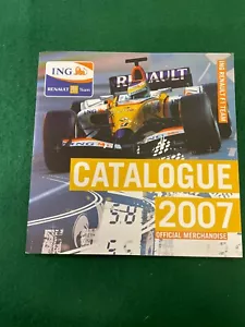RENAULT ING RENAULT F1 TEAM KATALOG 2007 VERKAUFSPROSPEKT 113 SEITEN - Bild 1 von 7
