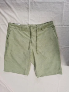 Neu mit Etikett Hang Ten beige leichte schnelltrocknende 4-Wege-Stretchshorts für Herren 36 - Bild 1 von 7
