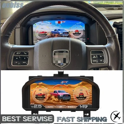 For Dodge Ram 2009-2013 Miles Gas Car LCD Digital Speedometer Instrument Cluster - Image 1 of 4