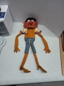 Vintage 1970s Fisher Price Jim Henson Muppets Animal Hand Puppet Doll - Picture 1 of 6