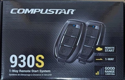 Compustar CS930-S 1-сторонний 3-кнопочный дистанционный стартер совершенно новый - Изображение 1 из 4