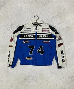 Speed Freak Racing Crew 74 Big Logo Racing Jacket Moto Women's - Picture 1 of 9