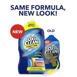 OxiClean Laundry Stain Remover Refill, 56 fl oz Free shipping Brand New - Picture 1 of 6