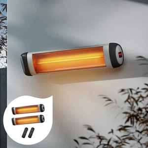 Vevare Electric Strip Infrared Heater Radiant 2PCS 2500W Patio Space Heaters - Picture 1 of 10
