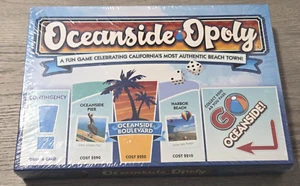 Oceanside Opoly  California Monopoly Board Game Limited Edition - New Sealed - Picture 1 of 5