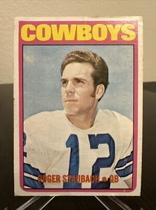 ROGER STAUBACH 1972 TOPPS ROOKIE CARD COWBOYS HOF LEGEND DALLAS COWBOYS
