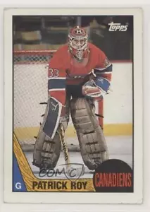 1987-88 Topps Patrick Roy #163 HOF - Picture 1 of 3