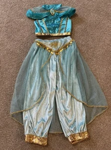 Disney Jasmine 2 Piece Costume Medium 7-8 See Photos - Picture 1 of 8