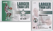 2008-09 Skybox Larger Than Life Memorabilia Retail Green Ray Allen #LL-RA HOF