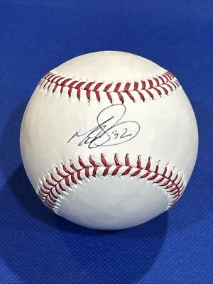 Autógrafo firmado por Matt Barnes ROMLB Oficial Mlb BÉISBOL Medias Rojas Auto Ball Foto 1 de 4
