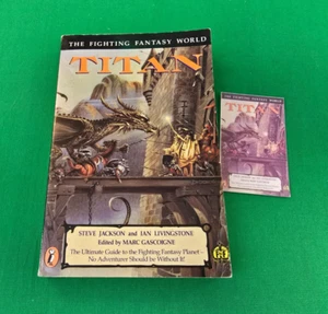 Titan ***VGC 1st/5th A5 1989 EDITION!!*** Fighting Fantasy Puffin #1 - Bild 1 von 8