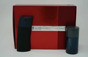 Kenzo Pour Homme Set 1.7 oz EDT Spray + 2.5 oz Stick Deodorant NIB VINTAGE - Picture 1 of 2