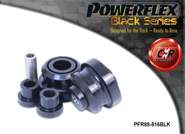 Powerflex Black Serie Brazo de Suspensión Trasero Cojinetes Para VW Touran (17 - Imagen 1 de 4