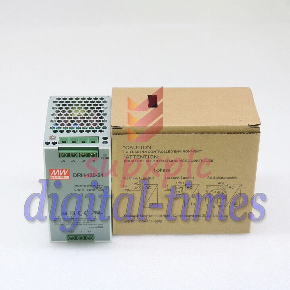 Mean Well L Power Supply 460 to 24 Volt 5 Amp 120 Watt