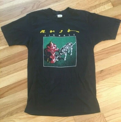 Camisa de Concierto Rush Signals New World Tour '82-83 De Colección - Talla Grande Auténtica Foto 1 de 4