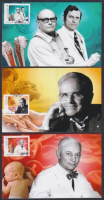 CANADA Sc #3246-50 SET of 5  MAXICARDS HONOURING CANADIAN MEDICAL GROUNDBREAKERS Foto 1 de 2