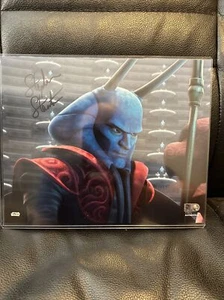 Topps Star Wars AUTHENTICS STEPHEN STANTON AUTOGRAPH AS MAS AMEDDA 8x10 PHOTO - Picture 1 of 4