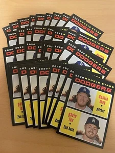 2020 Topps Heritage Dustin May/Gavin Lux RCs (36) Card Lot!! Dodgers WS Champs!! - Picture 1 of 3