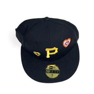 New Era 59fifty Pittsburgh Pirates Chain Stitch Hearts Pink UV Gr. 7 Neu - Bild 1 von 6