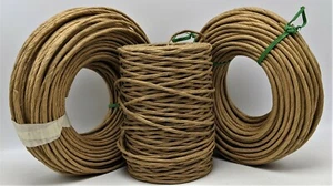3 Coils Spools Over 3 Pounds 6/32" and 5/32" Fiber Rush - Picture 1 of 3