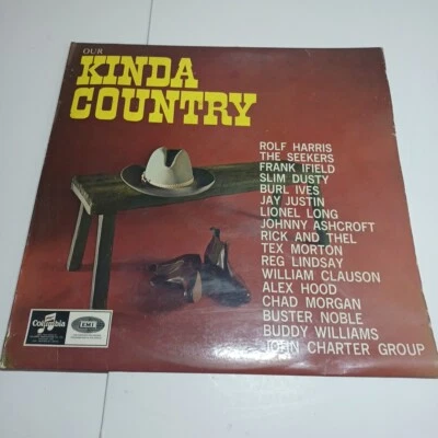 OUR KINDA COUNTRY SLIM DUSTY, THE SEEKERS, CHAD MORGAN EX/ VINYL RECORD - image 1 of 4