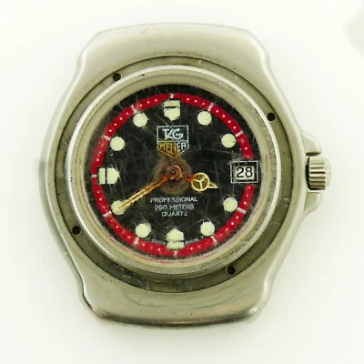 RELOJ TAG HEUER 374.513 FORMULA 1 ESFERA NEGRA ACERO INOXIDABLE PARA PIEZAS/REPARACIONES Foto 1 de 4