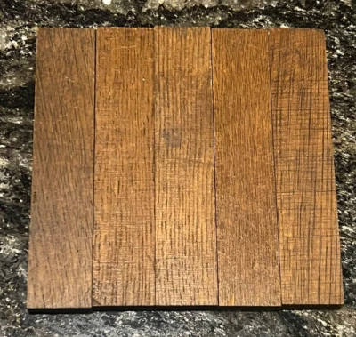 DEDOS DE PISO DE ROBLE PARQUET VINTAGE ~ Lote de 100 piezas ~ Artesanía * Hobby 4.75"x13/16"x5/16" Foto 1 de 4