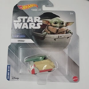 Mattel Hot Wheels Disney Star Wars mandalorianische Charakterautos Grogu Druckguss - Bild 1 von 2