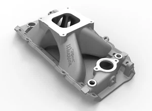 Weiand 7620 Track Warrior Intake Chevy Big Block V8 Oval port heads - Picture 1 of 6