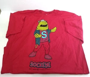 Seattle Mariners Salmon Run Red T-Shirt - Sockeye XXL - Picture 1 of 1