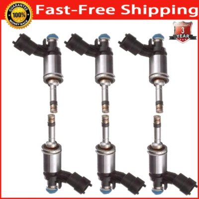 Inyector de combustible 6 piezas FJ1117 para Ford Explorer 2013-17 2011-19 Flex 3,5 L V6 Turbo Foto 1 de 4