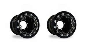 TRX 450R 400EX Rear Wheels Beadlock 9x8 3+5  Crusher  Alba Racing OEM Matte BB  - Picture 1 of 8