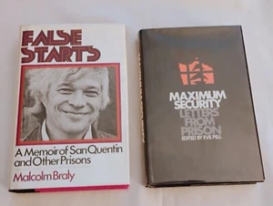 2 prison book lot False start memoir of San Quentin/Letters from prison - memoir - Picture 1 of 24