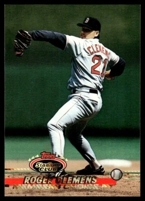 1993 Stadium Club Members Choice Roger Clemens Boston Red Sox #748 - Image 1 of 2