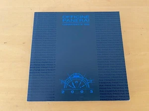 Watches Catalog OFFICINE PANERAI Catálogo Relojes - Collection 2003 - Español - Bild 1 von 13