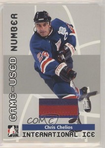 2006-07 In the Game-Used International Ice Signature Series Number Chris Chelios