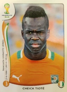 2014 Panini FIFA World Cup Sticker No 232 Cheick Tiote Côte d'Ivoire - Zdjęcie 1 z 1