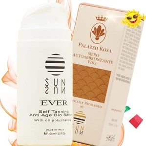 Siero Autoabbronzante Viso Antirughe - Abbronzante Uomo e Donna Antiage (100 Ml) - Foto 1 di 7