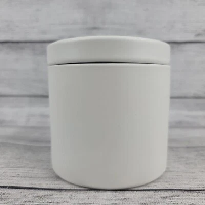 Contenedor de tarro de gres Pottery Barn Mason con tapa de 3,5" Foto 1 de 4