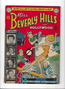 Miss Beverly Hills # 4 Good Plus [1949] DC Golden Age - Imagen 1 de 2