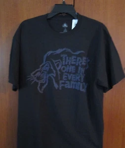 New Disney Parks Scar One in Every Family Tee Adult Large Cotton Chest 42 L 30 - Picture 1 of 5