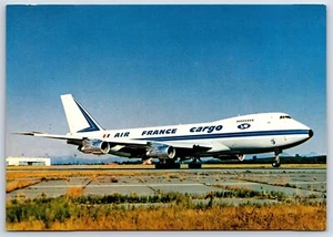 Airplane Postcard Air France Cargo Airlines Boeing 747 Pi Card EO2 - Picture 1 of 2