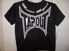 Tapout MMA Black Short  Sleeve Shirt Boys Size 4 NWT  #4