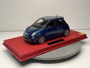 BBR 1/18 BLM 1813C Fiat 695 Abarth Ferrari Tribute 2010 Blu (MITICA LAUDORACING) - Foto 1 di 12