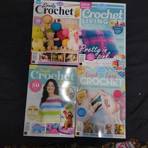 LET'S MAKE Magazine 2025 Lot Of 4 ~ Crochet Books ~ Woman's Weekly - Foto 1 di 18