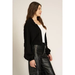 Project Social T NIEVES SEAMED SHRUG - BLACK Small - Picture 1 of 8