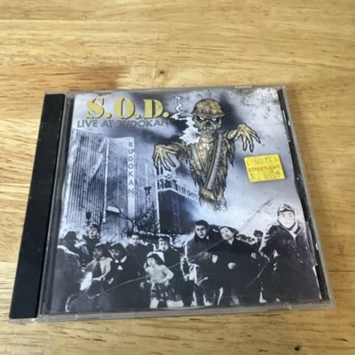 S.O.D. Live At Budokan CD 1992 HEAVY METAL Thrash MEGAFORCE Excellent  - Image 1 of 4