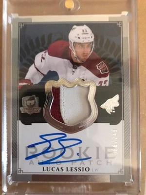 2014 UD THE CUP LUCAS LESSIO ROOKIE JERSEY/AUTO#158 86/249 - Image 1 of 2