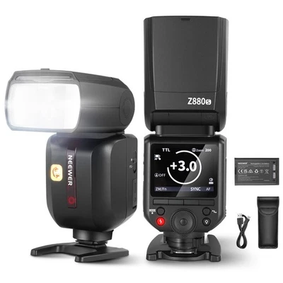 NEEWER Z880-S Flash for Sony Camera 76Ws TTL Flash Speedlite For Sony 3000mAh  - Image 1 of 4